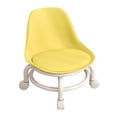 thumbnail image 2 of veasfak Pulley Stool Barber Shop Kitchen Fitness Office Yellow, 2 of 9