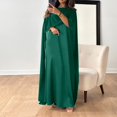 thumbnail image 2 of 2025 Robe de Ramadan pour pour Femmes Coton Femmes Robe à Manches Longues à Enfiler Grande Taille Grande Taille Vert Chaud pour Femmes Soirée Violet Beige, 2 of 3
