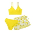 thumbnail image 1 of RXMEKW Girls Bikini Swimsuit for Kids with Ruffle Skirt and Halter Top, 2-Piece Princess Hot Spring and Pool Set in Purple, 1 of 7