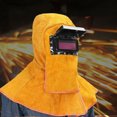 thumbnail image 4 of thinsony Solar Filter Lens Welder Leather Hood Portable Welding Helmet Face Cover Face Guard Protector Industry Easy Installment, 4 of 8