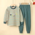 thumbnail image 4 of Ensemble de Pyjama en Coton pour Filles et Garçons, Haut à Manches Longues et Pantalon, 4 of 4