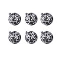 thumbnail image 2 of Meitianfacai Christmas Decorations Clearance 6 Hand Drawn Christmas Ball 6cm PVC Box Christmas Tree Decoration Pendant Christmas Window Display Ball Holiday Gift Black, 2 of 6