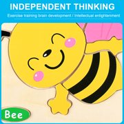 EGNMCR Wooden Puzzles For Toddlers Shape Montessori Toy Puzzles Gifts Puzzle football Birthday Gifts for Kids