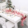 thumbnail image 4 of TopLLC Décoration de Noël Guirlandes Suspendues en Rotin Artificiel de Noël avec Baies Rouges pour Escaliers Cheminée Murale Manteau Intérieur Extérieur Décor Halloween Maple Leaf Vine, 4 of 9