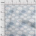 thumbnail image 2 of oneOone Polyester Spandex Light Gray Fabric Kawai Sewing Craft Projects Fabric Prints By Yard 56 Inch Wide-XS, 2 of 5