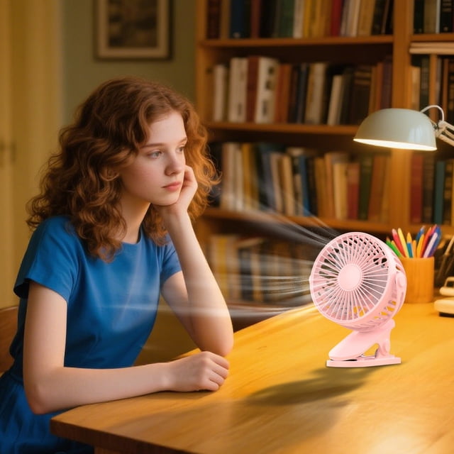 USB Small Fan Charging Clip Desktop And Desktop Fan Silent For Home Dormitory And Bed Mini Fan Handheld Battery Fans Room Fan Body Fan Portable Heater Fan Outdoor Mini Travel Fan Bed Fan Belt Fan