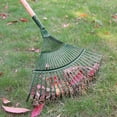 thumbnail image 3 of WIFKLSIIPG Rake 22 Tooth Rake Wooden Handle Dead Leaf Rake Wire Rake Garden Rake Garden Tool(without handle)), 3 of 7