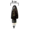 thumbnail image 3 of Krator Smoke Custom Turn Signals Indicator Lights Lamp Compatible with Suzuki Burgman Moped Shuttle FA50 FZ50, 3 of 4
