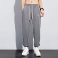 thumbnail image 3 of Men's Pants Summer Slim Mesh Breathable Sweatpants, 3 of 5