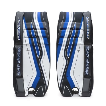 Jambières de gardien de but Cobalt de Road Warrior de 24 po (60,96 cm) pour hockey de ruelle