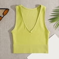 thumbnail image 3 of Tqcoqu Women's Solid Color V Neck Twisted Base Slim High Waist Shapewear Top, 3 of 4