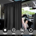 thumbnail image 2 of Car Privacy Curtains  Car Divider Curtain Between Rear Seat Car Blackout Curtains Car Sun Shades, 2 of 8