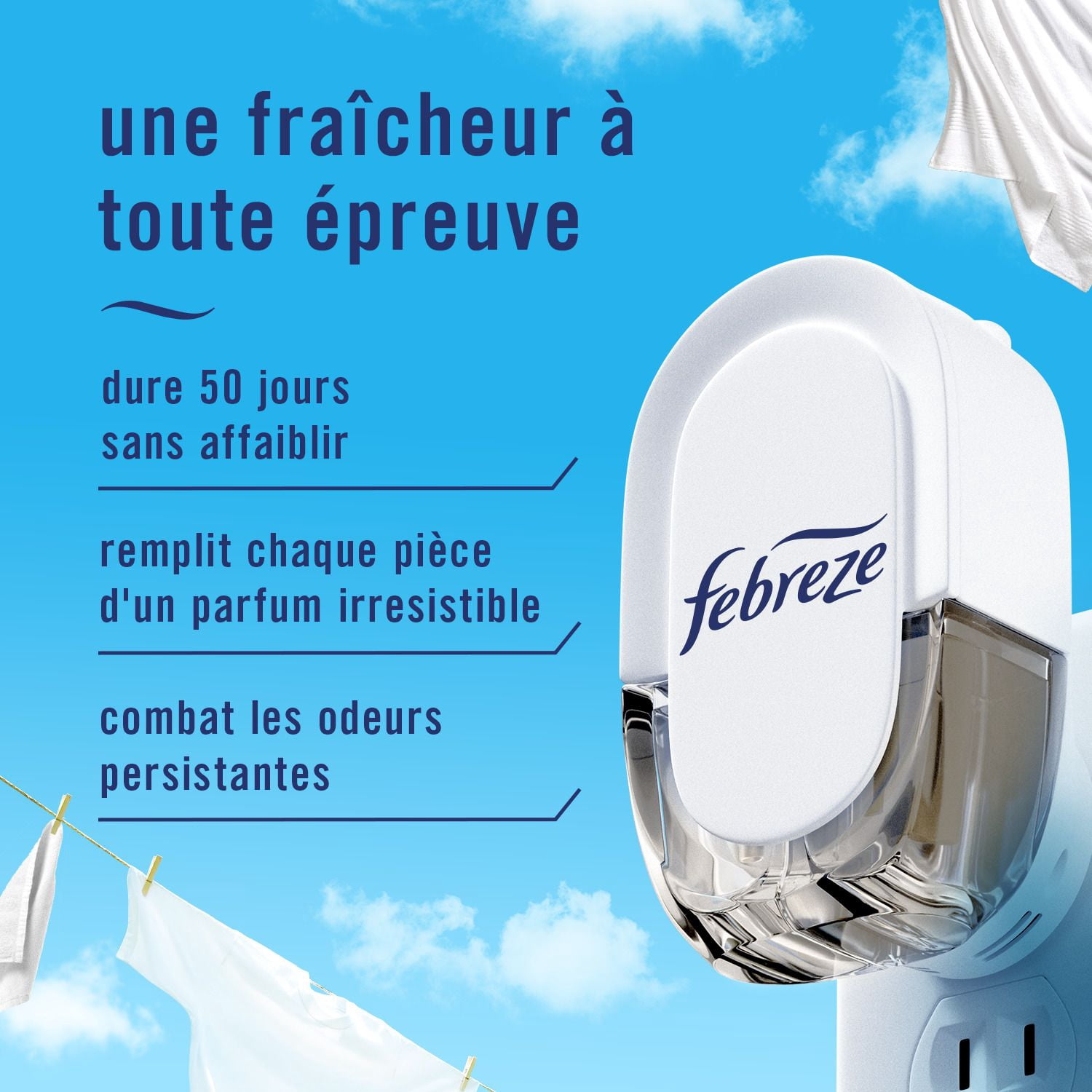 Febreze Plug In Air Freshener, Odor-Fighting Scented Oil Refill, Juicy Summer Peaches Scent, 4 Refills
