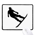 thumbnail image 1 of Sports Ski Board Skiing Player Mousepad Stitched Edge Mat Rubber Gang Pad, 1 of 2