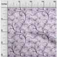 thumbnail image 2 of oneOone Tissu en Velours Violet Floral Rétro pour Robe Tissu Imprimé au Mètre 58 Pouces de Large, 2 of 5