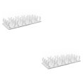 thumbnail image 3 of Maytalsory 1/2/3 4 Pieces PP Spice Organizer Self-adhesive Wall-mounted Solid Color Replacement Home Kitchen Pepper Sugar Rack Hanger 4Pcs 2PCS, 3 of 6
