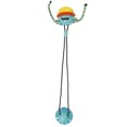 thumbnail image 3 of Chew Toy, TPR Material Large Ball Design Odorless Multifunction Teeth Grinding Pet Teeth Cleaning Toy With Suction Cup A Smoothly Floor Sticker For Pet Dog Lake Blue, 3 of 8