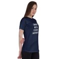 thumbnail image 1 of Inkmeso Haut Citation pour Femmes « Je Ne Suis Plus avec le Stupide » T-Shirt à Imprimé Graphique, 1 of 7