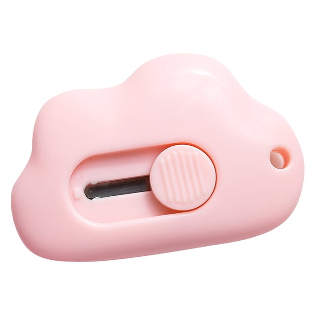 Yhmxh Mini Coupe-Boîte Portable, Couteau Utilitaire Rétractable, Petit Couteau à Papier Rétractable Bricolage, Papeterie Scolaire Mignon Coupe-Papier pour Colis, Lettres et Cartes