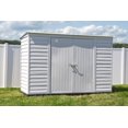 thumbnail image 1 of Arrow Select Steel Storage Shed, 10x4, Flute Grey, 1 of 8