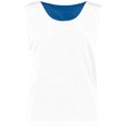 thumbnail image 2 of ASI 9718.280.M Youth Mesh Reversible Pinnie Top, Royal & White - Medium, 2 of 6
