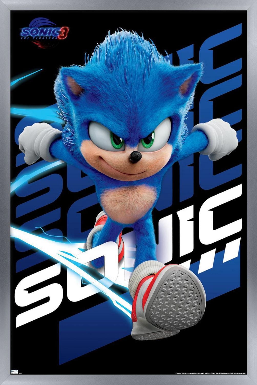 Sonic The Hedgehog 3 - Wall Poster, 22.375" x 34"