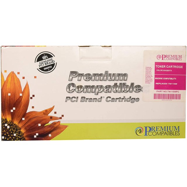 Premium Compatibles Inc. TN115MPC Cartouche d'Encre et de Toner de Remplacement pour Imprimantes Brother, Magenta