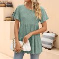 thumbnail image 4 of SMihono Hauts d'Été Décontractés pour Femmes, T-shirt Oversize à Manches Courtes et Col Rond pour Femmes 2023, 4 of 6