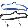 thumbnail image 1 of 2PCS Triathlon Race Number Belt Reflective Design Race Belt (Black and Blue), 1 of 7