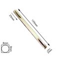 thumbnail image 1 of 85--130mm Square Spindle 8mm Galvanised Door Window Handle Iron Square Pin Home Door Hardware Accessories, 1 of 8