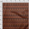 thumbnail image 2 of oneOone Viscose Chiffon Fabric Ogee Ikat Printed Craft Fabric BTY 42 Inch Wide, 2 of 4
