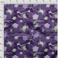 thumbnail image 4 of oneOone Rayon Violet Fabric Sea Sewing Material Print Fabric By The Yard 56 Inch Wide, 4 of 4