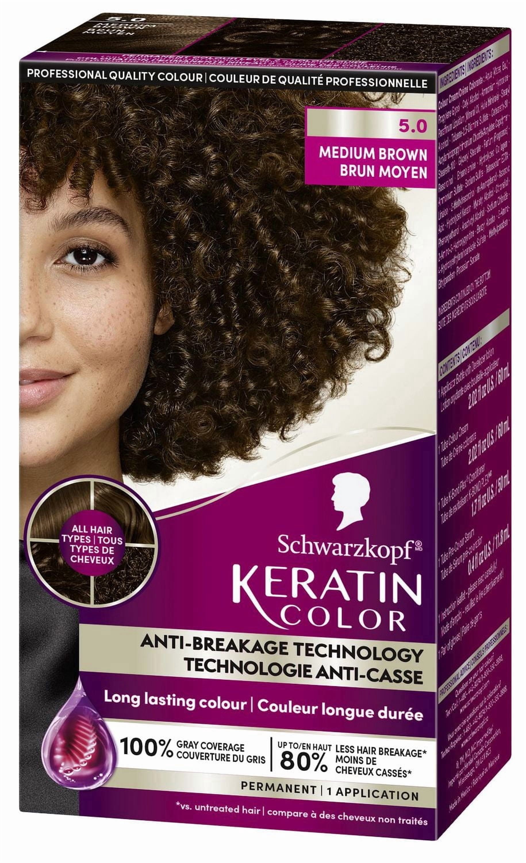 Schwarzkopf Keratin Color Permanent Hair Color Cream