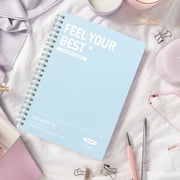 Chmadoxn Home Office Furniture A5 Horizontal Thickened Coil Notebook Excerpt Colorful Plastic Cover Student Notebook Quality Writing Paper No Additive Paper Coil notebook