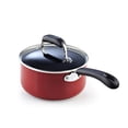 thumbnail image 4 of Cook N Home 2601 Stay Cool Handle Pattern 12-Piece Nonstick Cookware Set, Marble Red, 4 of 5