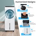 thumbnail image 4 of Giantex 3-in-1 Evaporative Air Cooler, Portable Oscillating Swamp Cooler w/ 3 Modes, 24 Level Wind Speeds, Air Cooler for Room Home Office, 4 of 10