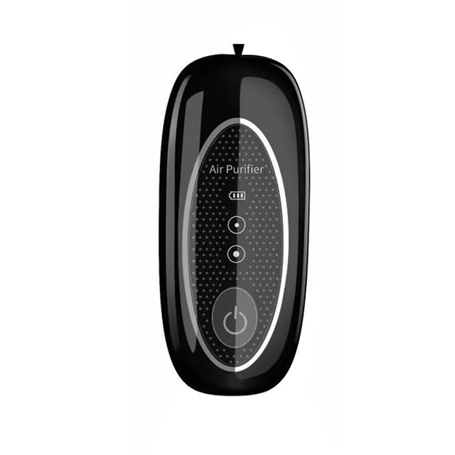 amdohai Portable Wearable Air Purifier with Lanyard, Black