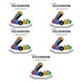 thumbnail image 2 of Youkk Non-deforming Bike Grip With Round Edge Universal And Colorfast Fits Most Bikes Black 5Set, 2 of 2