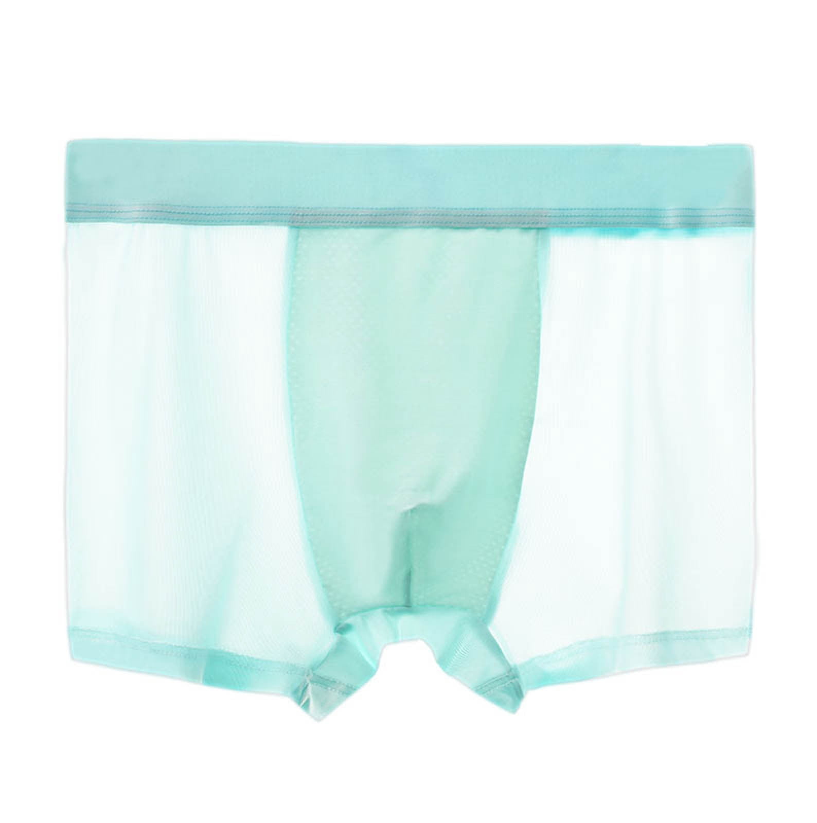 Ice Silk Thin Style Traceless Boxers Business Breathable Mens Summer Comfortable Boxers