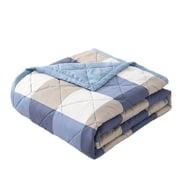 Bdday Throw Blanket for Couch Naked Sleeping-Friendly Washed Refrigerated Comforter Summer Thin Comforter Weighted Blanket