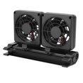 thumbnail image 1 of Fish Tank Hang On Fan,Mini Double Head Adjustable Fish Tank Chiller Fan Fish Tank Chiller Ultimate Comfort, 1 of 13