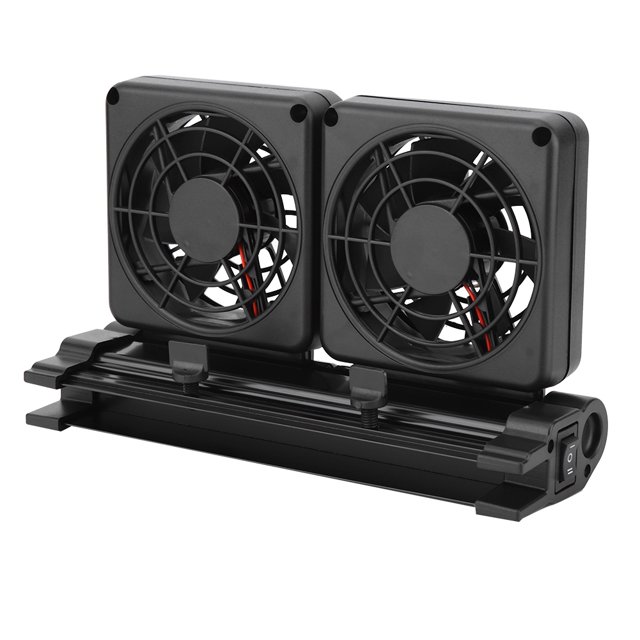 Fish Tank Hang On Fan,Mini Double Head Adjustable Fish Tank Chiller Fan Fish Tank Chiller Ultimate Comfort
