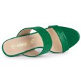 thumbnail image 4 of BLISSFUL STEP Women's Open Toe Stiletto Slide Heeled Sandals, 4 of 5
