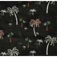 thumbnail image 4 of oneOone Organic Cotton Poplin Twill Fabric Bird & Palm Tree Printed Fabric 1 Yard 42 Inch Wide, 4 of 4