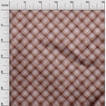 thumbnail image 3 of oneOone Georgette Viscose Grayish Blue Fabric Geometric Panel Sewing Material Print Fabric By The Yard 42 Inch Wide, 3 of 4