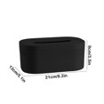 thumbnail image 3 of Tissue Cover Box with Cellphone Holder Facial Paper Organizer for Kitchen Bathroom Vanity Countertop Bedroom Dresser Gift, 3 of 6