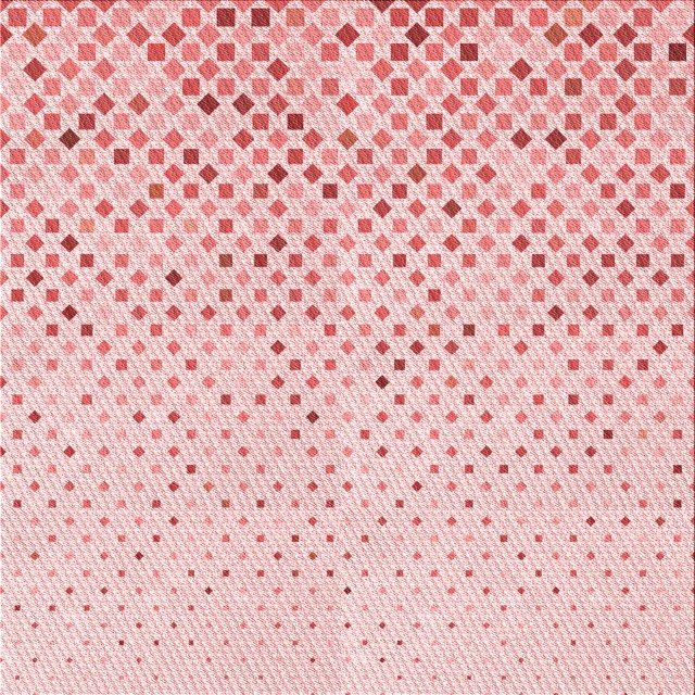 Ahgly Tapis d'Intérieur Lavable en Machine Carré Transitionnel Rose Clair, 6 Pieds Carré