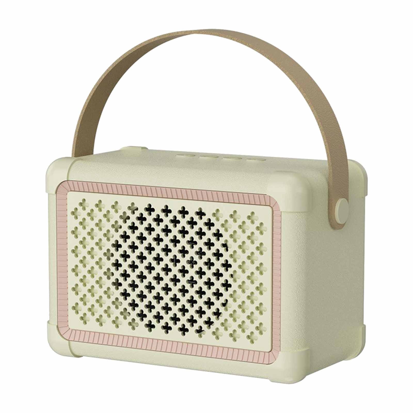TopLLC Bluetooth Speaker Mini Wireless Speaker,Outdoor Portable Bluetooth Speaker With Clear Stereo Sound Bass,Mini Retro Speaker on Clearance