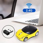 GBSELL Liquidation de la souris 2.4Ghz 1200Dpi Car-forme sans fil Mouse optique Usb Scroll Mice pour ordinateur portable tablette Pc