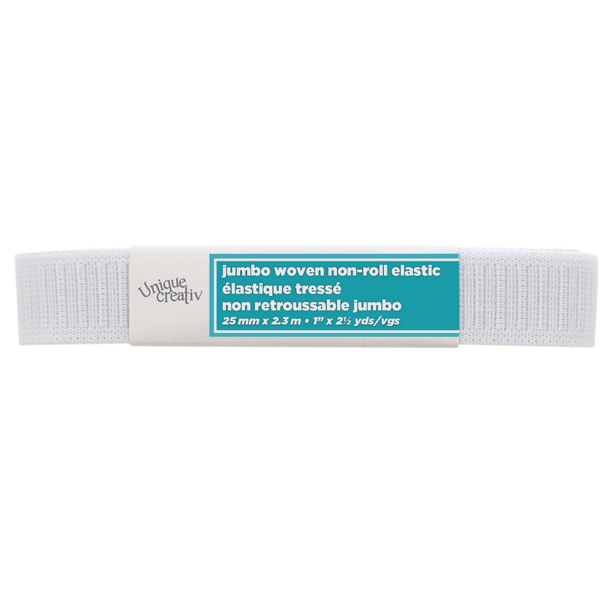UNIQUE CREATIV Jumbo Non-Roll Elastic, 3 m (3.28 yd)
